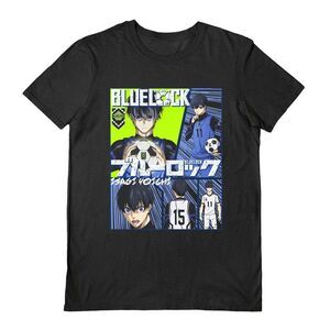 Blue Lock Unisex Adult Isagi Yoichi T-Shirt / Black